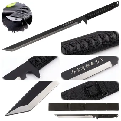 Produktbild von Dekoratives Ninja-Design Set mit 2 Objekten und Hülle – Asiatisches Wohnaccessoire, stilvolle Raumdekoration, Sammlerstück HK-1067