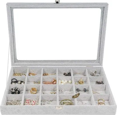Produktbild von Famanu Schmuckbox mit großer Kapazität - elegant und praktisch