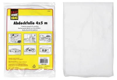 Zdjęcie produktu dla EASY WORK Abdeckfolie 4x5m 10 Stück Verkaufseinheit 261228 4303391435205