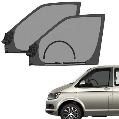 Produktbild von Magnetische Seitenfenster Insektenschutzgitter für VW T4 T5 T6 Vordertüren Camping