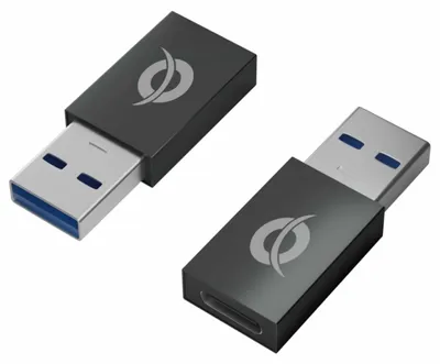 Produktbild von Conceptronic DONN10G Adapter für USB-A zu USB-C 2er