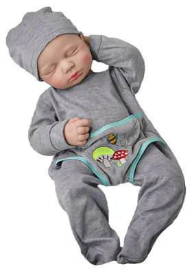 Produktbild von Reborn-Puppe - Silikonpuppe Junge - 48 cm - Naturgetreu - 1:1-Größe - Sammlerpuppe - Ab 14 Jahren