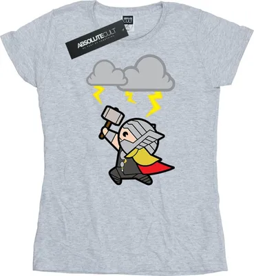 Produktbild von Marvel - "God Of Thunder" T-Shirt für Damen BI24909 (XXL) (Grau)