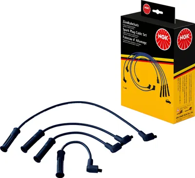 Produktbild von Zündleitungssatz 4 Kabel schwarz NGK Aftermarket-Expertise für u.a. DACIA DOKKER