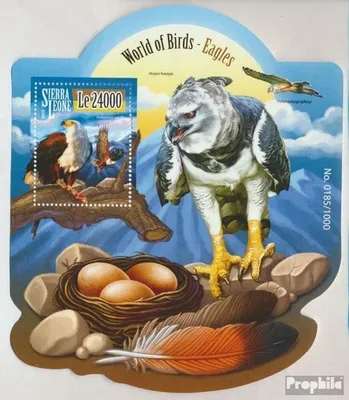 Produktbild von Briefmarken Sierra Leone 2015 Mi Block 853 (kompl. Ausg.) postfrisch Adler