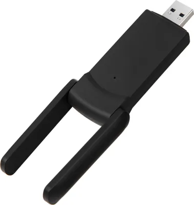 Zdjęcie produktu dla dwuzakresowy adapter WiFi 1300M 2.4G 5.8G Interfejs USB3.0 Regulowana czułość sygnału Adapter WiFi do laptopa Czarny