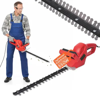Produktbild von Avilia Elektrische Heckenschere mit asymmetrischen Klingen 550 W für den Garten,