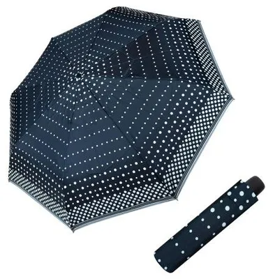 Obrázek produktu pro Derby Hit Mini Dots Black- dámský skládací deštník