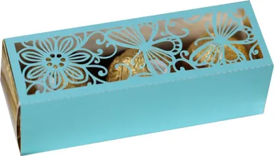 Produktbild von 50 Stück Laser Cut Flower Wedding Favor Boxen, Kann Lagerung 3 Schokolade, Kleine Geschenk-Boxen Für Event Bridal Shower Jahrestag Geburtstag
