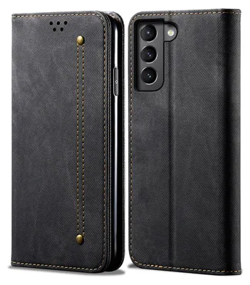 Obrázek produktu pro Pouzdro pro Samsung Galaxy S23, Kožené Peněženkové Pouzdro s Magnetickým Uzavíráním a Stojánkem černé