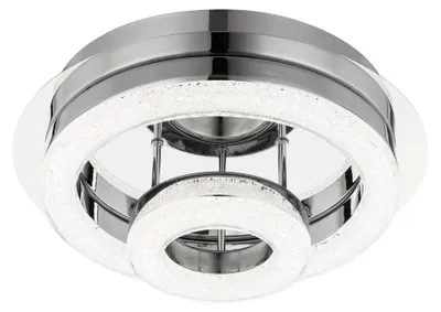 Immagine prodotto di Lampada da soffitto a LED, cristalli trasparenti, cromata, 28 cm