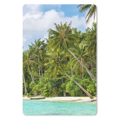 Produktbild von MuchoWow® Mauspad Mousepad Palme - Meer - Tropisch 40x60 cm - Mousepads - Maus Mat - Pad - Mausunterlage - Schreibtisch Accesoire