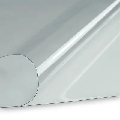 Produktbild von Klarsichtfolie Fensterfolie 0,8mm 140cm breit transparent durchsichtig UV-beständig