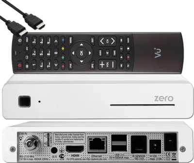 Produktbild von Vu+® ZERO HDTV Linux SAT Receiver weiss