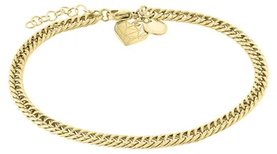 Productafbeelding van LIEBESKIND enkelbandje, model "Broken Heart", roestvrij staal, verguld
