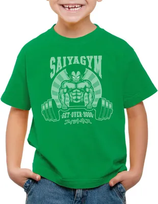 Produktbild von style3 Saiya Gym 9000 Kinder T-Shirt son-goku roshi gt z roshi dragon