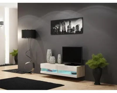 Produktbild von Cama RTVVIGO140N SO/B, Partikelbord, Partikelbord, 2 Regale, Laminat, Matt, Lack