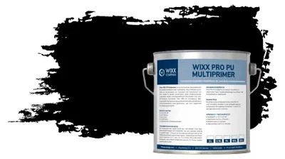 Produktbild von Wixx PRO PolyurethanMultiprimer - RAL 9005 | Tiefschwarz - 5L