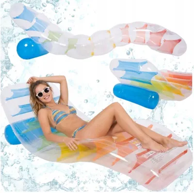Zdjęcie produktu dla Fotel Wodny Dmuchany Materac Do Pływania Jilong 168x88 Cm Basen Plaża