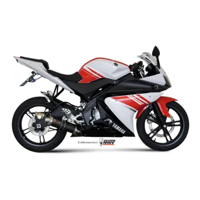 Produktbild von Mivv SPORT Schalldämpfer GP Komplettanlage 1x1 Carbon für YAMAHA YZF R125 BJ 2008 > 2013