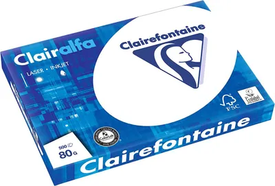 Produktbild von Clairefontaine Kopierpapier Clairalfa 1969C DIN A3 weiß 80 g/qm Inh.500
