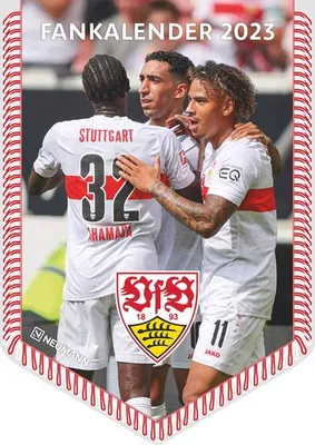 Produktbild von VfB Stuttgart 2023 Bannerkalender 29,7x42