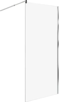 Obrázek produktu pro BELIANI Sprchová zástěna stříbrná z tvrzeného skla 90 x 190 cm sprchový kout bez dveří skleněný panel koupelna