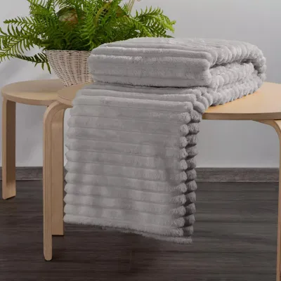 Produktbild von Kuschelige Decke SOFT weich & warm perfekte Wohndecke zum Wohn- und Schlafzimmer 70X160 cm beige