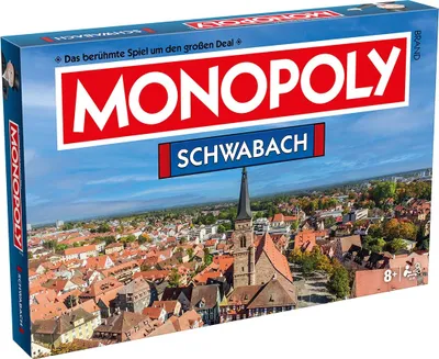 Produktbild von Monopoly - Schwabach Brettspiel Gesellschaftsspiel Spiel Cityedition Stadtedition