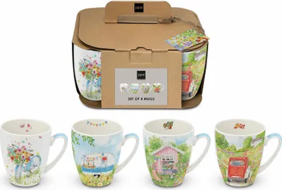 Image de PPD Outside fun 4 Mug Set, 2er Set, tasse à café, mug, tasse, New Bone China, 350 ml, 160203073