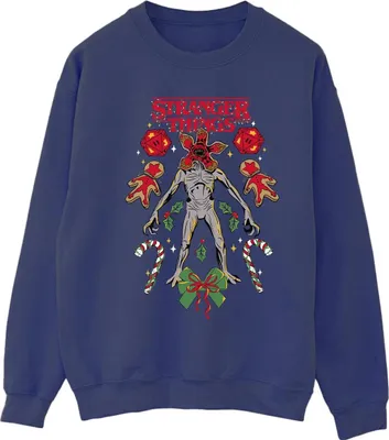 Produktbild von Netflix - "Stranger Things" Sweatshirt für Damen BI36190 (M) (Marineblau)