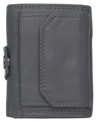 Produktbild von Josephine Osthoff Mini Geldbörse mit Münzfach, RFID Credit Card Holder Damen und Herren slim wallet 100% Echtleder