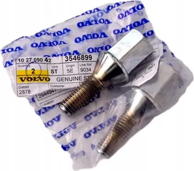 Zdjęcie produktu dla VOLVO 850 C70 śruba koła felgi aluminiowej OE 3546899