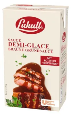 Obrázek produktu pro Lukull Demi Glace základní hnědá omáčka připravená k použití 1 litr