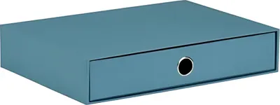 Produktbild von Rössler 1524452150, Blau, A4, 1 Schublade(n), Letter, Papier, 335 x 252 x 65 mm, 335 mm