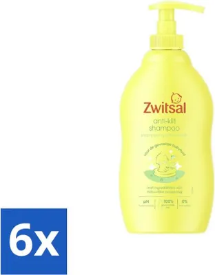 Immagine prodotto di Zwitsal - Shampoo antigroviglio - Per capelli facili da pettinare - 400 ml - Confezione risparmio - 6 pezzi