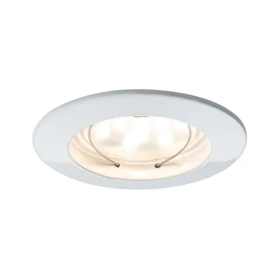 Produktbild von Paulmann Premium Einbauleuchten Set Coin dimmbar klar rund st LED 1x7W 2700K 230V 51mm Weiß matt/Alu Zink