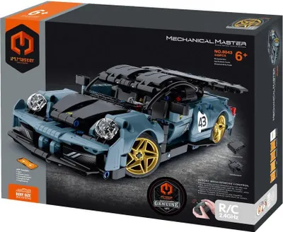 Zdjęcie produktu dla IM MASTER iM.Master RC Super Car Graphite Building Blocks  449 pieces
