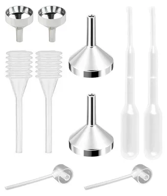 Produktbild von Set mit 10 Mini-Trichter und -Dosierern für Flaschen