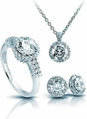 Produktbild von Sets aus Halsketten und passenden Ohrringen Diamonfire 1312691903175 Ring