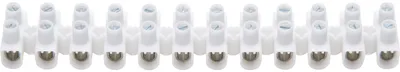 Produktbild von Kopp Lüsterklemme Lüsterklemmleiste weiß 12 Polig 6-16mm² 2 Stück