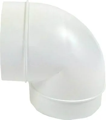 Produktbild von UPMANN Rundrohrbogen 90° mit Muffe 100 - 66871