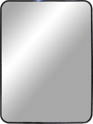 Zdjęcie produktu dla Spiegel >Madrid< in Schwarz, Alu, Glas - 50x70x3cm (BxHxT)