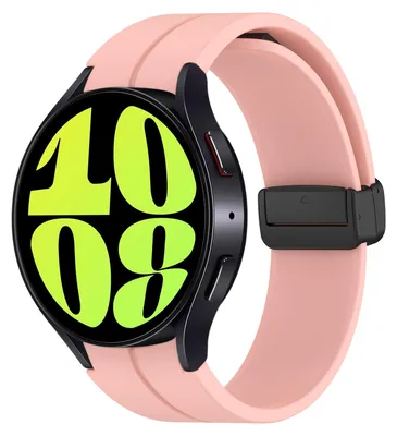 Produktbild von By Qubix D-buckle Sportarmband - Hellrosa - passend für Samsung Galaxy Watch 6 - 40 mm & 44 mm
