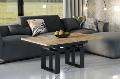 Image de EMPOLI 110(170)x65 banc relevable chêne wotan