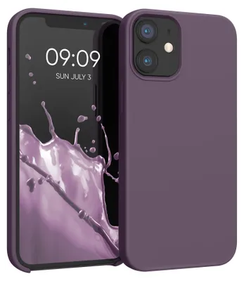 Produktbild von kwmobile Handyhülle für iPhone 12 mini Hülle, für iPhone 12 mini Case - Hülle Silikon - kabelloses Laden - Helle Iris