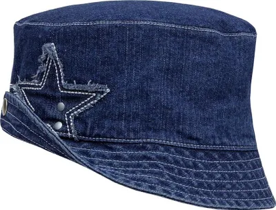 Produktbild von Döll Mädchen Sommerhut aus Baumwolle im Denim-Look mit UV-Schutz und hautfreundlichen Eigenschaften
