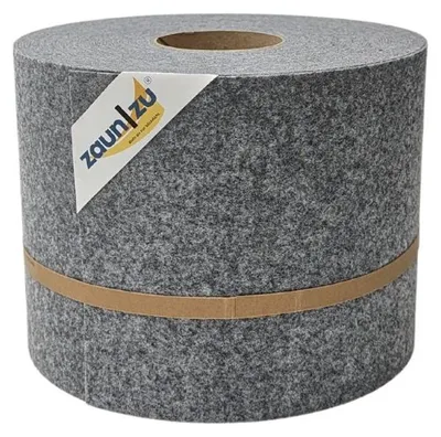 Produktbild von Sichtschutzstreifen zaun|zu Design-Vlies 26m Rolle Zaunblende Doppelstabzaun Hellgrau 26m