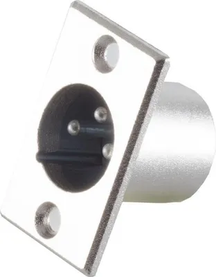 Produktbild von S/CONN maximum connectivity XLR-Stecker, Flanscheinbau (55001)