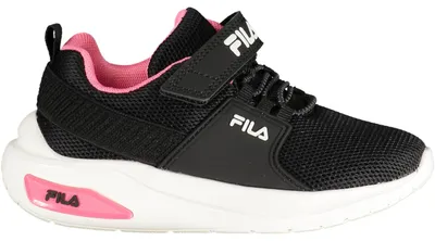Immagine prodotto di Scopri le scarpe sportive da ragazza nere con chiusura in velcro e dettagli fucsia